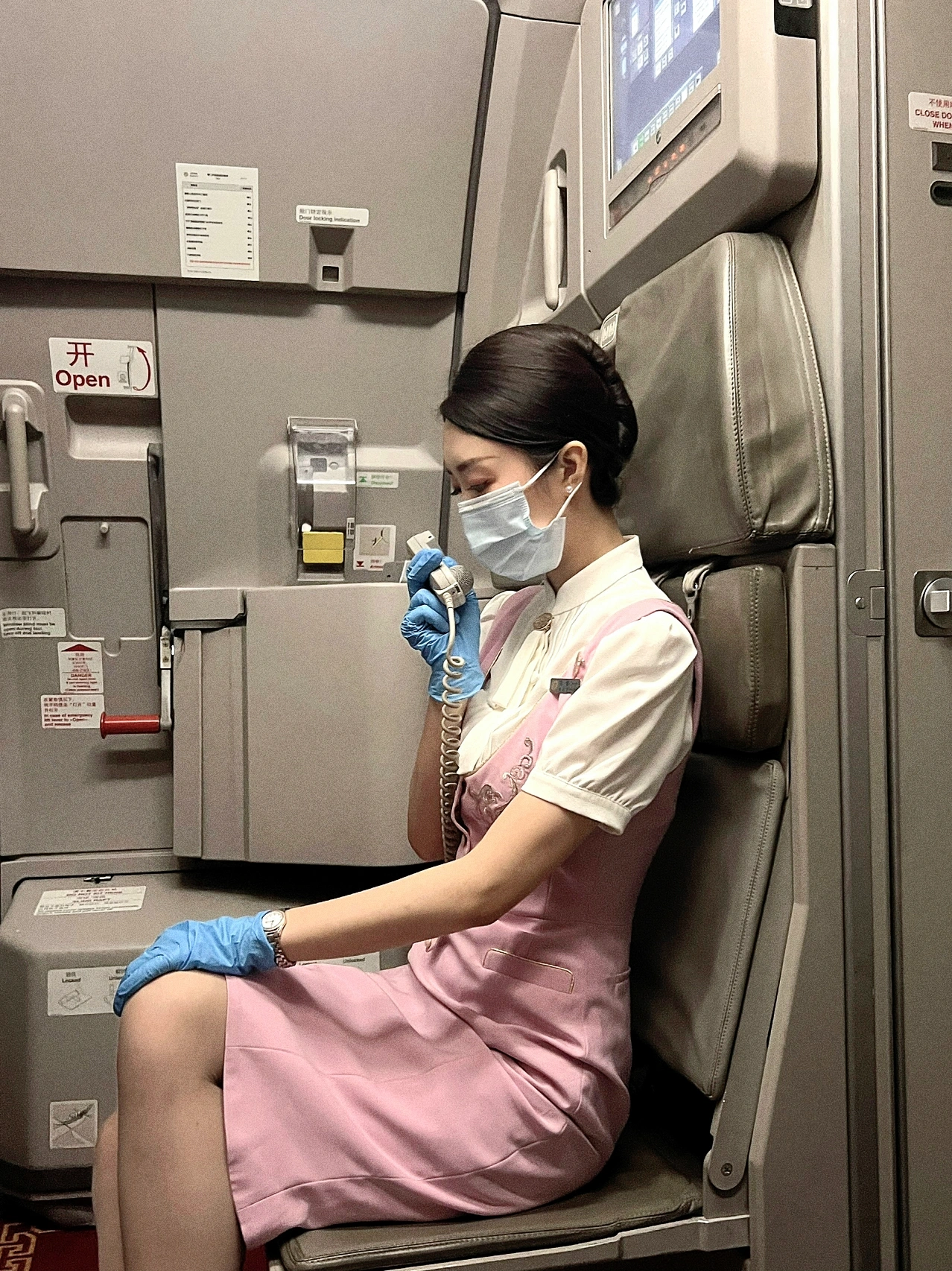 吉祥航空，俗称奶航，在飞空姐，出点原-原味窝